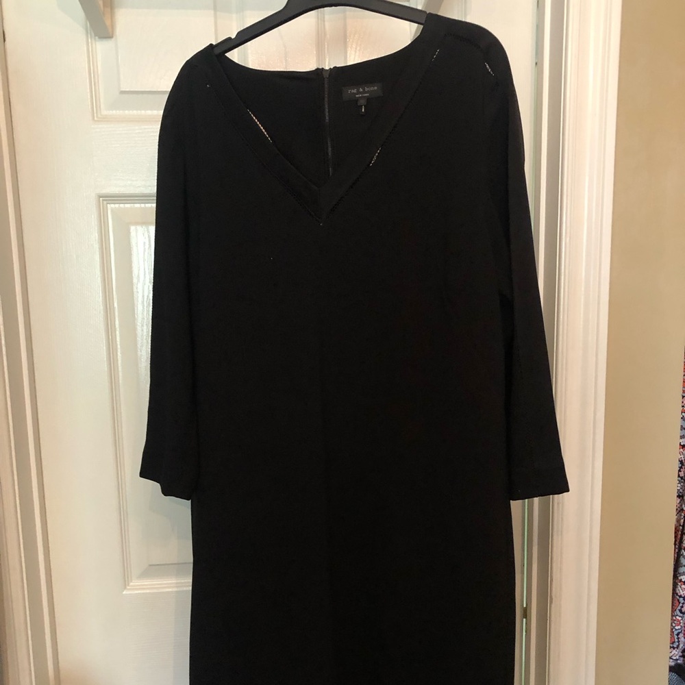 Rag & Bone lined Black Dress. Size 10